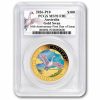 2026 AUS 1 oz Gold 10th Ann. Colorized Swan PCGS MS-70 FDI COA #3