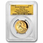 2026 AUS 1 oz Gold Lunar Horse PR-70 PCGS HR (FS, Gold Label)