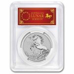 2026 AUS 1 oz Platinum Lunar Horse MS-70 PCGS (FDI, Red Label)