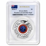 2026 AUS 1 oz Silver Wonders of Australia Opal PR-70 PCGS