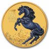 2026 Australia 1/10 oz Colorized Gold Lunar Horse BU