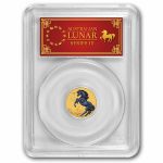 2026 Australia 1/10 oz Colorized Gold Lunar Horse MS-70 PCGS