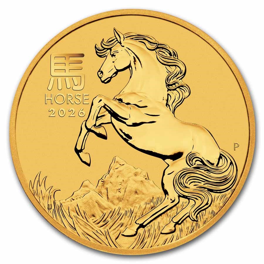 2026 Australia 1/2 oz Gold Lunar Horse BU (Series III)