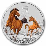 2026 Australia 1 oz Silver Lunar Horse BU (Colorized, SIII)