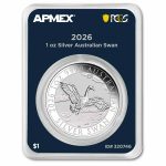 2026 Australia 1 oz Silver Swan (MD® Premier Single + PCGS FS®)
