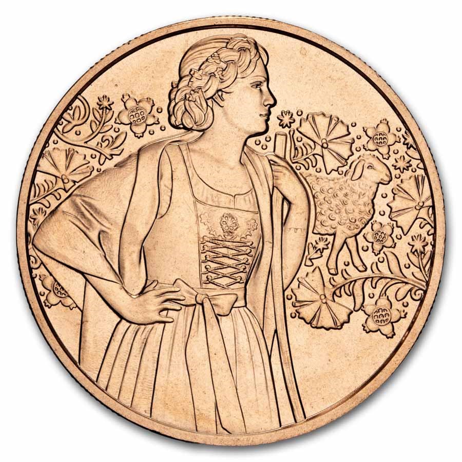 2026 Austria Copper €10 Traditional and Trendy: Loden Trochten