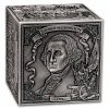 2026 Barbados 6 oz Silver George Washington Cube Shaped (Dmg Box)