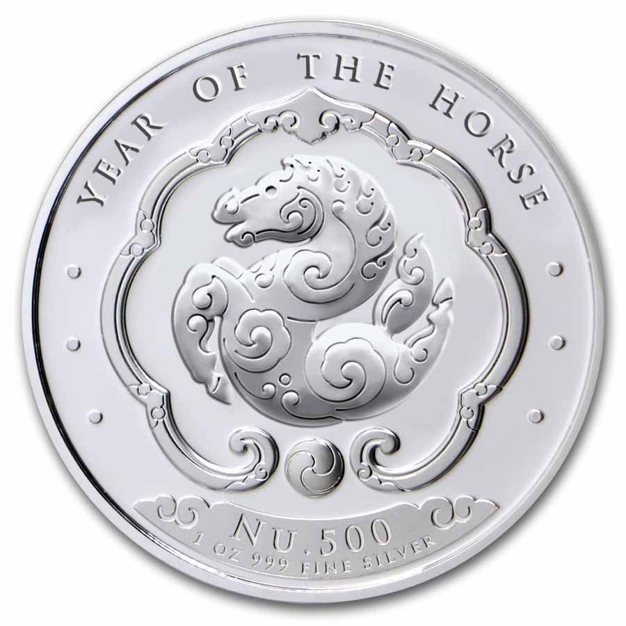 2026 Bhutan 1 oz Proof Silver Lunar Horse
