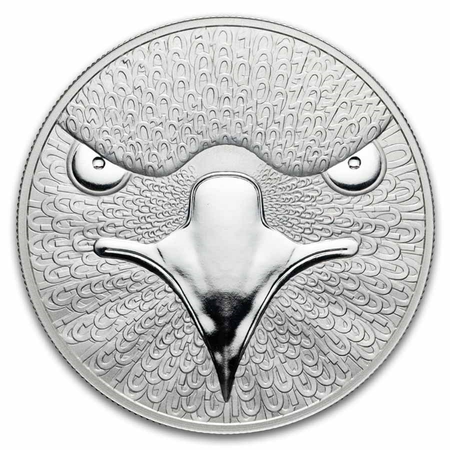2026 Binary Eagle United Crypto States 1 oz Silver (Coin Only)