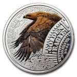2026 Cameroon 1/4 oz Silver Mexican Cinco Grandes: Golden Eagle
