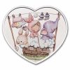 2026 Cameroon 1 oz Silver Heart Shaped: Baby Girl