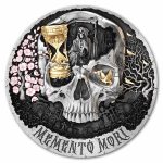 2026 Cameroon 2 oz Silver Memento Mori (Colorized) w/ Box & COA