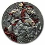 2026 Cameroon 5 oz Silver Great Commanders: Genghis Khan