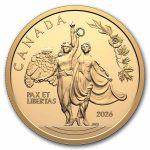 2026 Canada 1 oz Gold $200 Allegories of Peace and Freedom