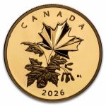 2026 Canada 1 oz Gold $200 Multifaceted Maple Leaves (Box/COA)