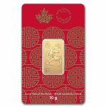 2026 Canada 10g Gold Bar - Lunar Year of the Horse (Premium)