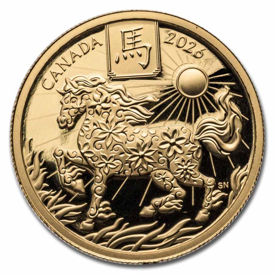 2026 Canada Gold $100 Year of the Horse Proof