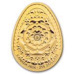 2026 Canada Gold $250 Pysanka Shaped Coin (Box/COA)