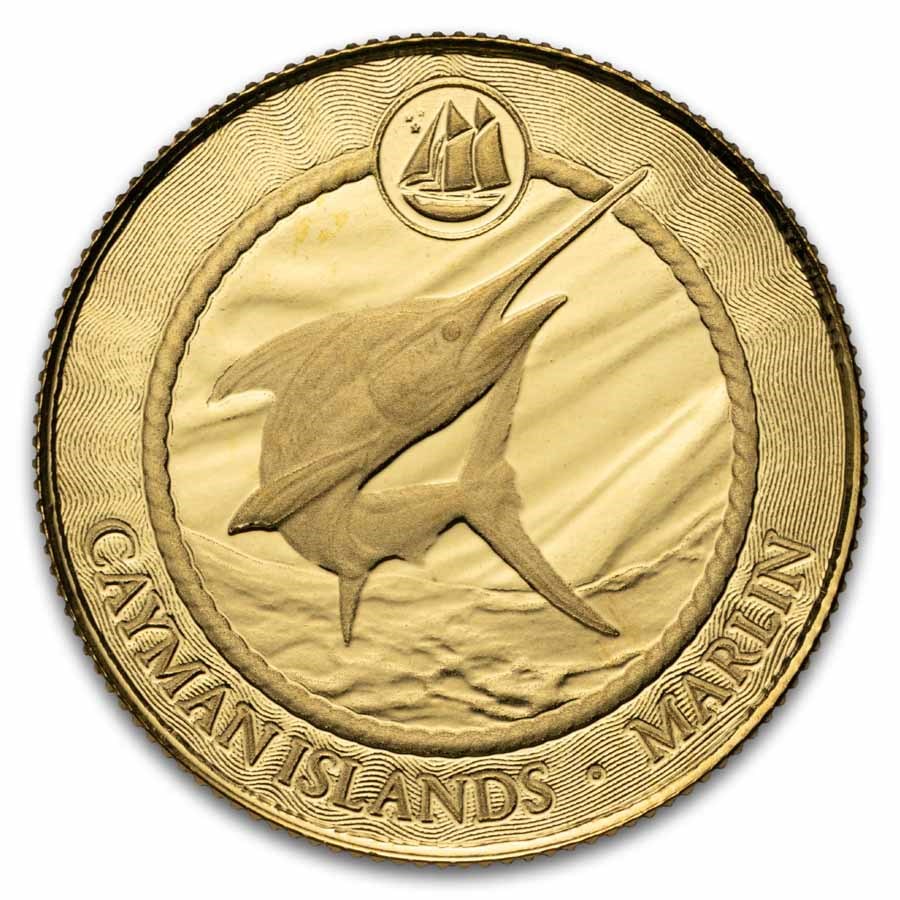 2026 Cayman Islands 1/10 oz Gold Marlin BU