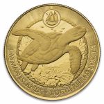 2026 Cayman Islands 1 oz Gold Loggerhead Turtle BU