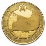 2026 Cayman Islands 1 oz Gold Stingray BU