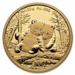 2026 China 30 gram Gold Panda BU (Unsealed)
