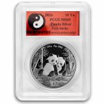 2026 China 30 gram Silver Panda MS-69 PCGS (FS, Yin-Yang)