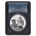 2026 Cook Isl 1 oz Ag Legends of the Sea: Santa Maria PR-70 PCGS