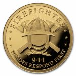 2026 Cook Islands 1 gram Gold First Responders: Firefighter
