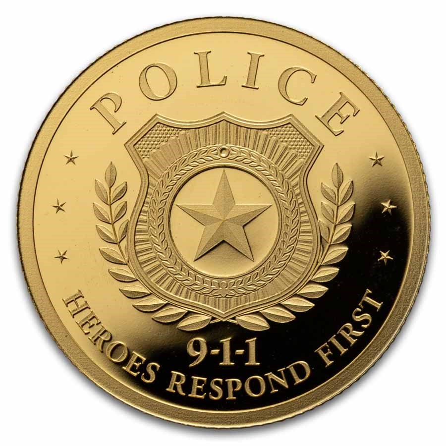 2026 Cook Islands 1 gram Gold First Responders: Police