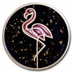 2026 Cook Islands 1 oz Silver Line Art: Flamingo (w/ Box & COA)