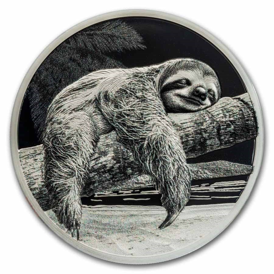 2026 Cook Islands 1 oz Silver Seven Deadly Sins: Sloth