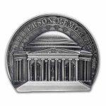 2026 Cook Islands 5 oz Silver Antique Jefferson Memorial