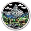 2026 Gabon 1/2 oz Silver Impressions of Earth Alpine: Matterhorn