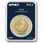2026 GB 1 oz Gold Britannia MintDirect® Premier + PCGS FS®
