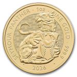 2026 GB 1 oz Gold The Royal Tudor Beasts The Seymour Panther BU