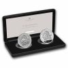 2026 GB 1 oz Silver Queen's Lion Prf & Reverse Frosted 2-Coin Set