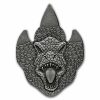 2026 Ghana 1/2 oz Silver Antique T-Rex Footprint Shaped Coin