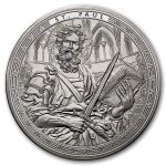 2026 Ghana 1 oz Silver Patron Saints St. Paul (Box/COA)