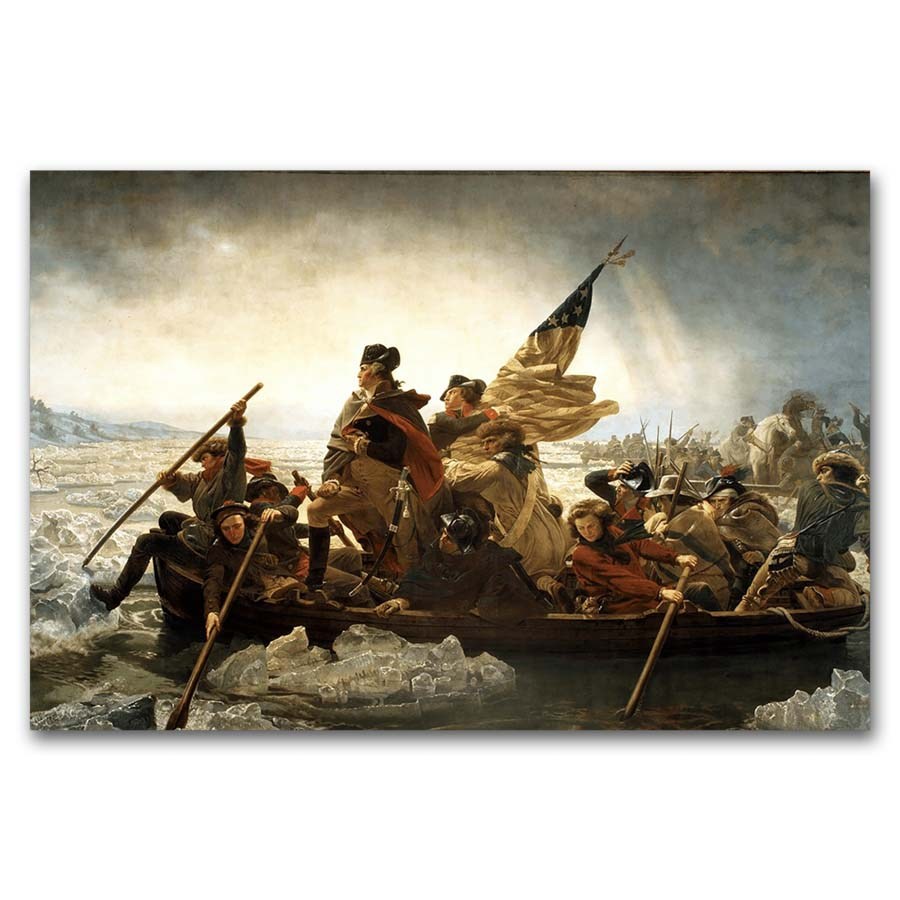2026 Ghana 5 gram Silver Foil - Washington Crossing the Delaware