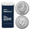 2026 Great Britain 1 oz Silver Britannia 25-Coin MintDirect® Tube