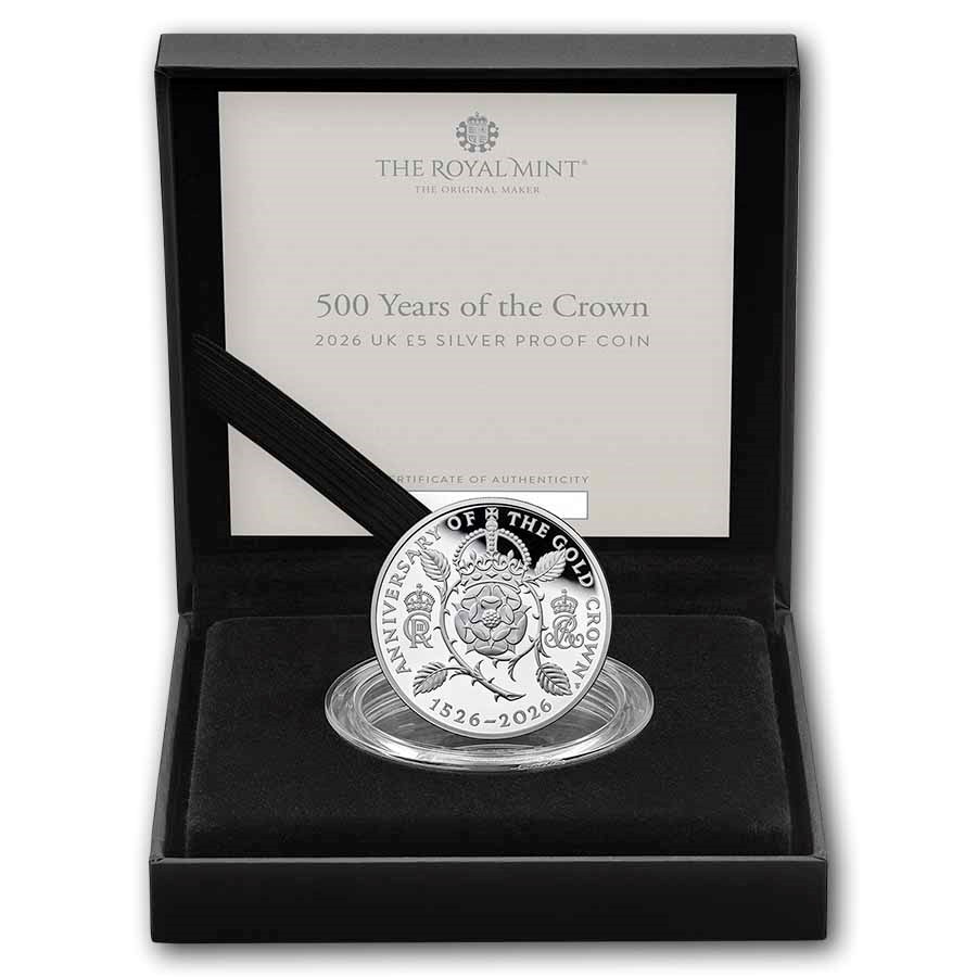2026 Great Britain 500 Years of the Crown £5 Silver Proof Coin