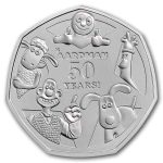 2026 Great Britain Aardman 50p BU Coin