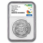 2026 Italy 1 oz Silver Flora & Fauna - The Lily MS-69 NGC (ER)