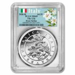 2026 Italy 1 oz Silver Flora & Fauna - The Lily MS-69 PCGS (FS)