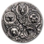 2026 Ivory Coast 5 oz Silver Big Five Asia Completer Coin