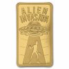 2026 Liberia 1/200 oz Gold Alien Invasion Coin Bar
