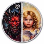 2026 Liberia 1 oz Silver Good & Evil: Angel & Devil (Box & COA)