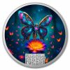 2026 Liberia 1 oz Silver Mechanical Forest: Butterfly