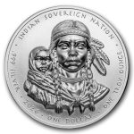 2026 Liberia 1 oz Silver Sacagawea Silver Dollar UHR